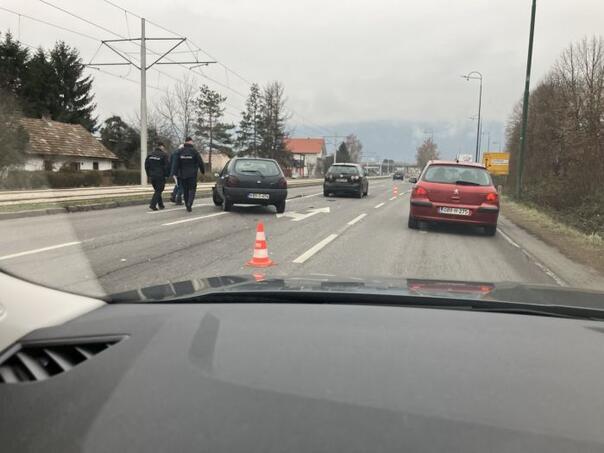 Sudar na ulazu u Ilidžu, formirale se ogromne gužve