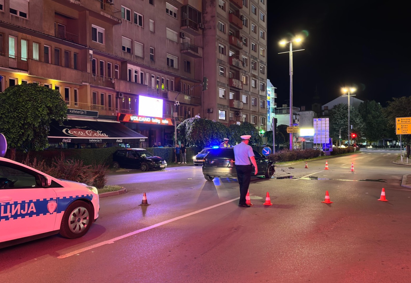 Sudar u centru Bijeljine, tri osobe povrijeđene