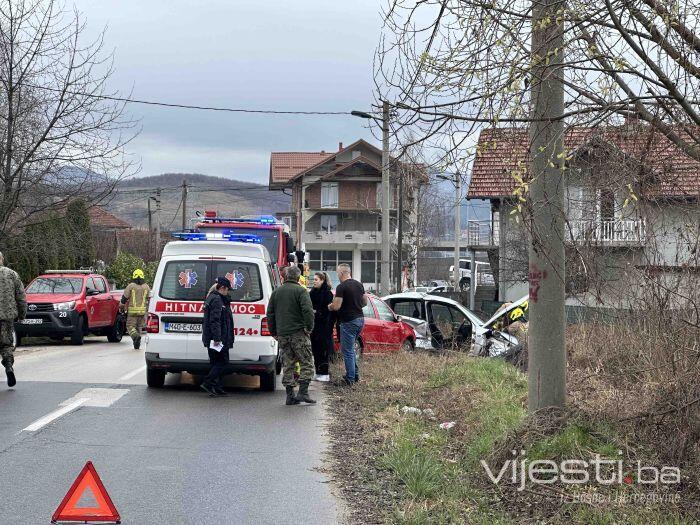 Sudar u Rajlovcu, četiri osobe završile na KCUS-u