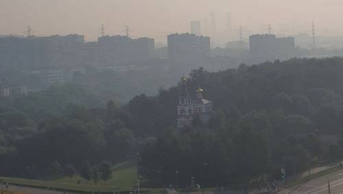 Šumski požari u blizini Moskve, ruska prijestolnica prekrivena dimom
