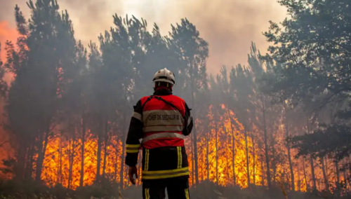 Šumski požari u Francuskoj i Španiji usred toplotnog vala
