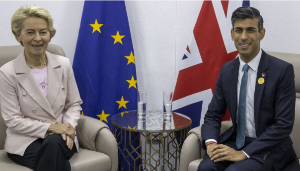 Sunak postigao dogovor s Von der Leyen o trgovinskom sporazumu za Sjevernu Irsku