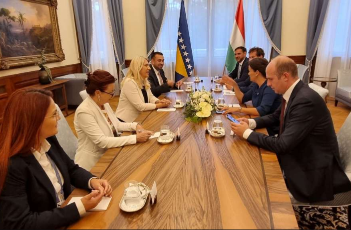 Susret Cvijanović i predsjednice Novák: Bilateralni odnosi dobri, bez otvorenih pitanja