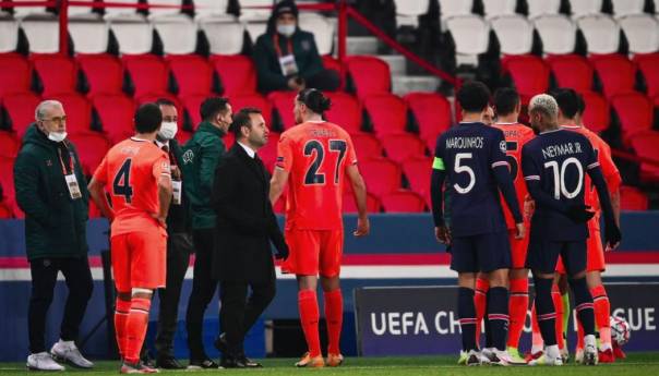 Susret PSG-a i Bašakšehira prekinut zbog rasizma