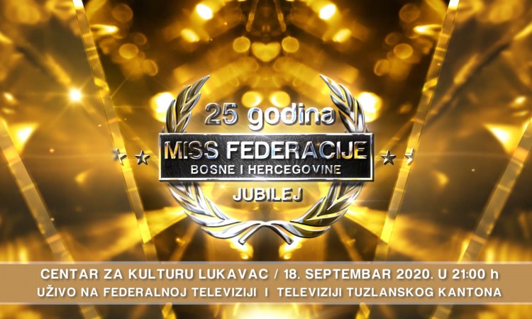 Sutra izbor 'Miss Federacije BiH 2020'