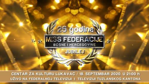 Sutra izbor 'Miss Federacije BiH 2020'