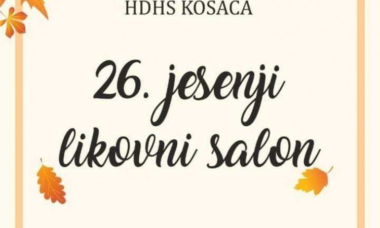 Sutra otvaranje revijalne izložbe 'Jesenji likovni salon'