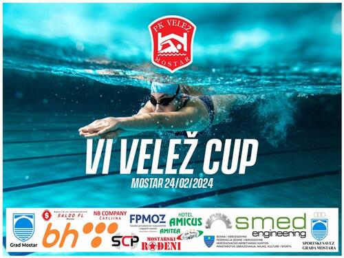 Sutra plivački meeting 'VI Velež Cup'