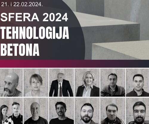 Sutra počinje konferencija i sajam 'Sfera 2024: Tehnologija betona' u Sarajevu