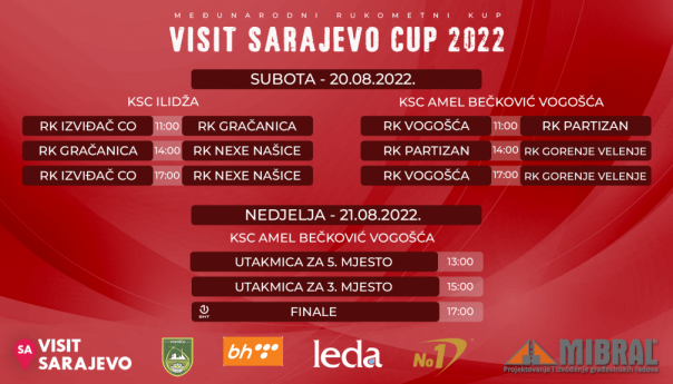 Sutra počinje 'Visit Sarajevo Cup 2022', respektabilna rukometna imena stižu
