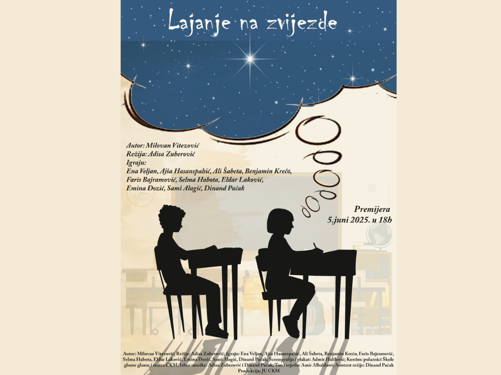 Sutra premijera predstave 'Lajanje na zvijezde'