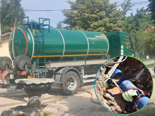 Sutra Sarajevo bez vodosnabdijevanja, stižu cisterne sa pitkom vodom