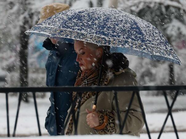Sutra u BiH nove padavine, kiša, susnježica i snijeg, poslijepodne smanjenje oblačnosti