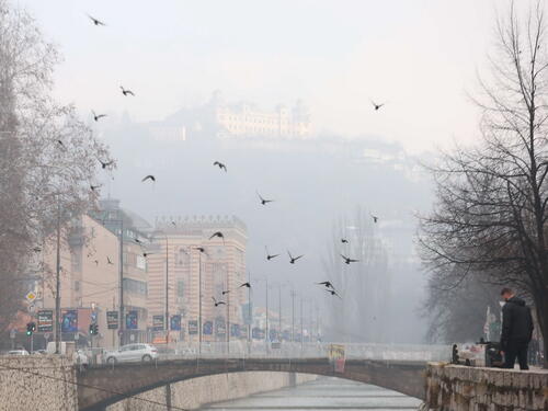 Sutra u BiH pretežno oblačno, jutarnje temperature od 2 do 8, dnevne od 10 do 16 stepeni