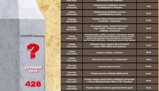 Sutra u Kalesiji Dan žalosti zbog kolektivne dženaze u Memorijalnom centru