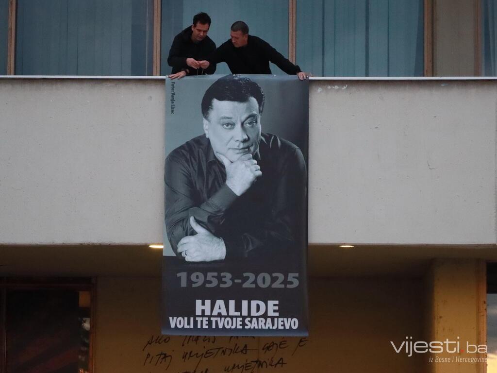 Sve spremno za skup ispred Doma mladih: Halide, voli te tvoje Sarajevo
