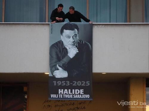 Sve spremno za skup ispred Doma mladih: Halide, voli te tvoje Sarajevo