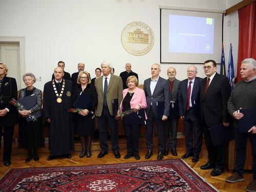 Svečana sjednica Senata UNSA i promocija profesora emeritusa