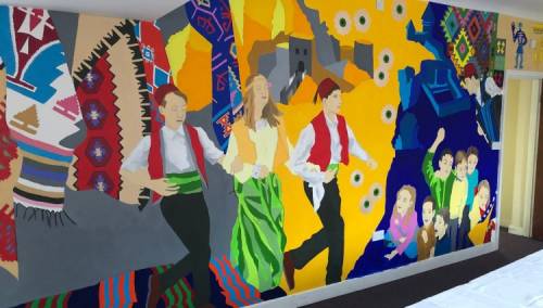 Svečano otkriven mural u Bosanskoj kući u Birminghamu