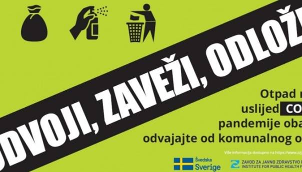 Švedska podržava BiH u postupanju s otpadom nastalim zbog pandemije