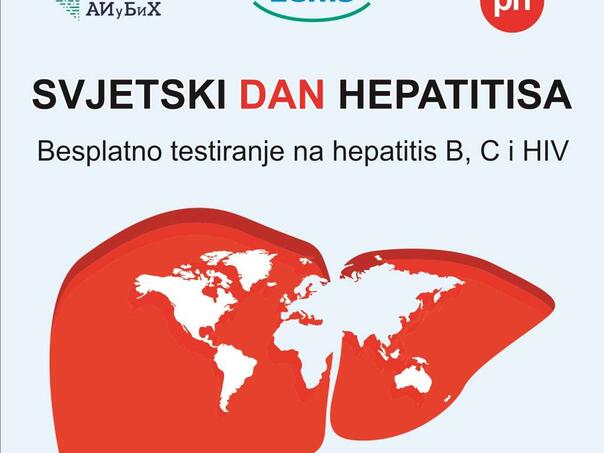 Svjetski dan hepatitisa: Danas testiranje na hepatitis B, C i HIV, u nekoliko bh. gradova