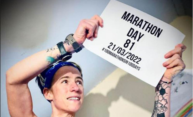 Svjetski rekord: Istrčala 100 maratona za 100 dana