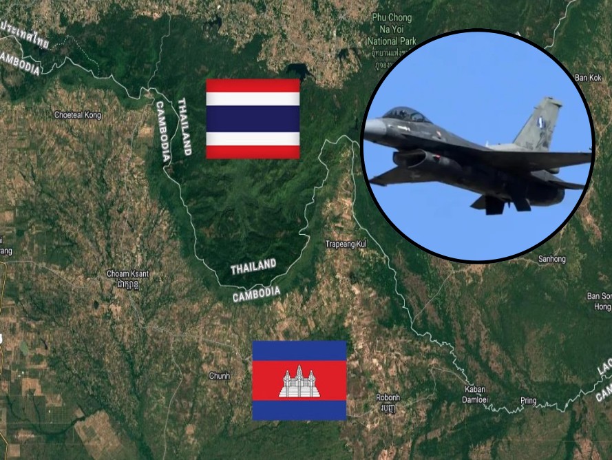 Tajlandski F-16 bombardovao ciljeve u Kambodži