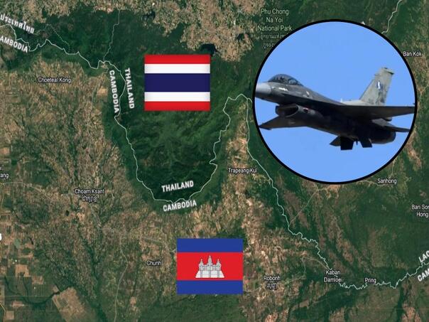 Tajlandski F-16 bombardovao ciljeve u Kambodži