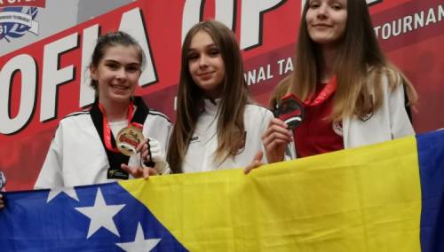 Takmičarke iz Sarajeva osvojile zlato i bronzu na taekwondo turniru u Sofiji