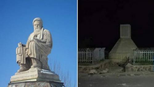 Talibani digli u vazduh statuu vođe šiitske milicije