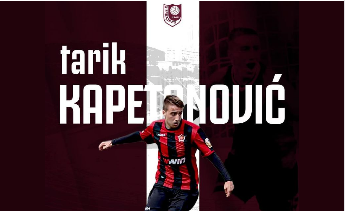 Tarik Kapetanović novi je fudbaler Sarajeva
