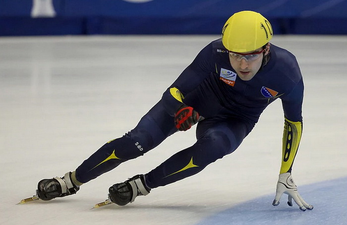 Tarik Omeragić i Edin Branković nastupili na Svjetskom kupu u brzom klizanju