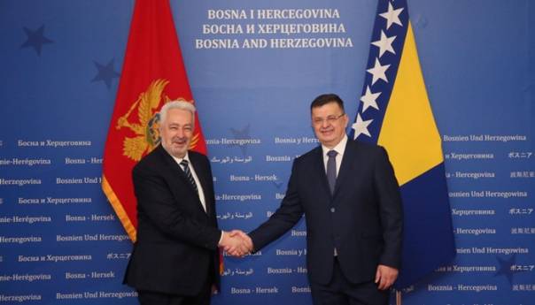 Tegeltija i Krivokapić: Dva prioriteta BiH i Crne Gore