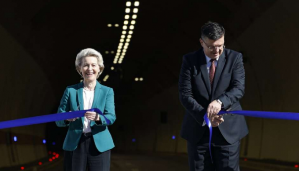 Tegeltija i Von der Leyen svečano otvorili novoizgrađeni tunel Ivan i dionicu autoceste Tarčin - Ivan