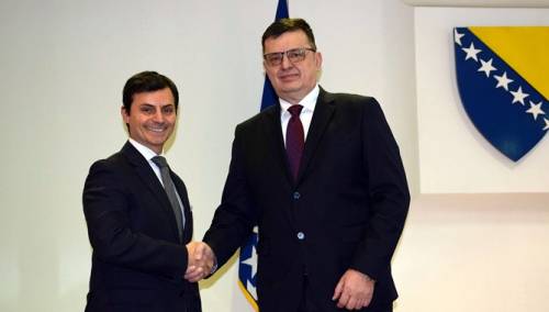 Tegeltija - Minasi: Unaprijediti privrednu saradnju BiH i Italije