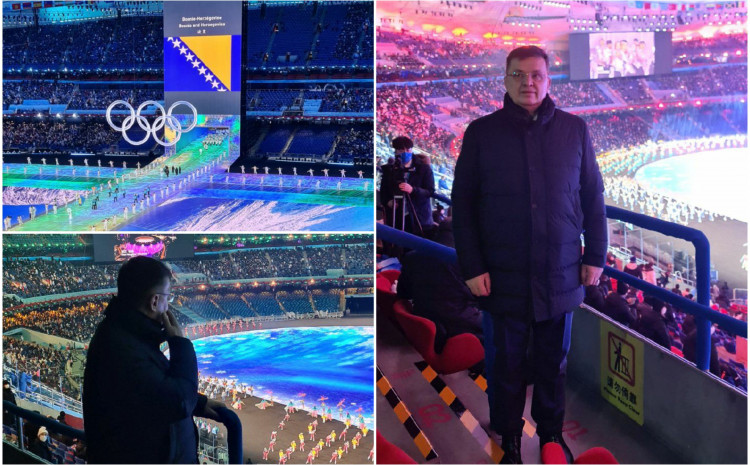 Tegeltija na otvaranju Zimskih olimpijskih igara