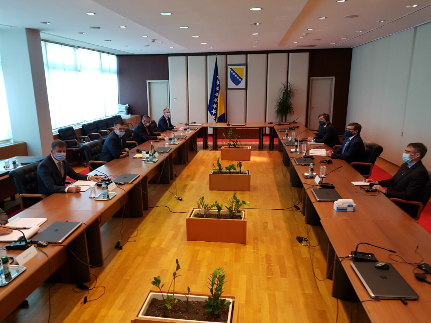 Tegeltija, Novalić i Višković se sastali sa Palmerom