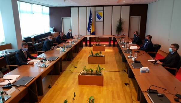 Tegeltija, Novalić i Višković se sastali sa Palmerom