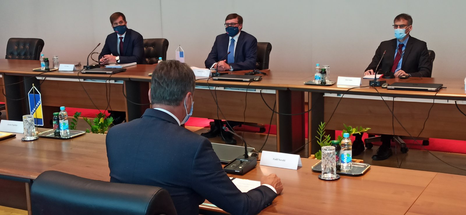Tegeltija, Novalić i Višković se sastali sa Palmerom