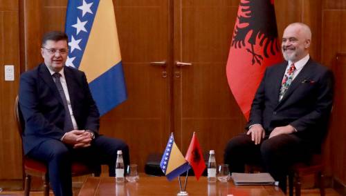 Tegeltija razgovarao s premijerom Albanije Edijem Ramom