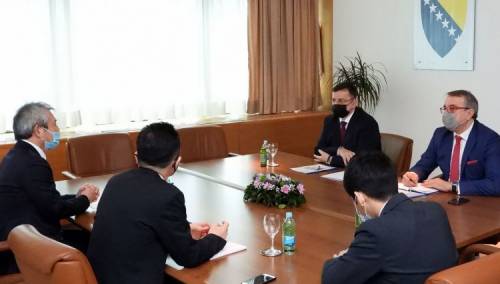 Tegeltija s ambasadorom Japana u BiH razgovarao o unapređenju saradnje