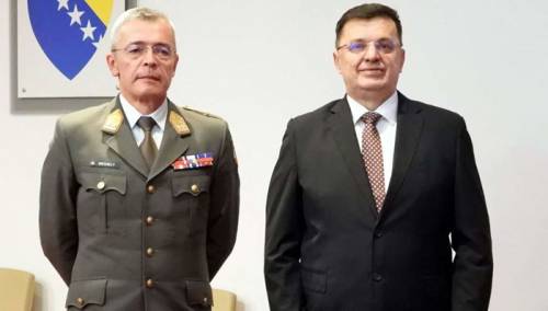 Tegeltija s komandantom Wesselyem o aktivnostima EUFOR-a u BiH