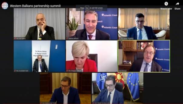 Tegeltija s liderima Z. Balkana: Ekonomska integracija regiona