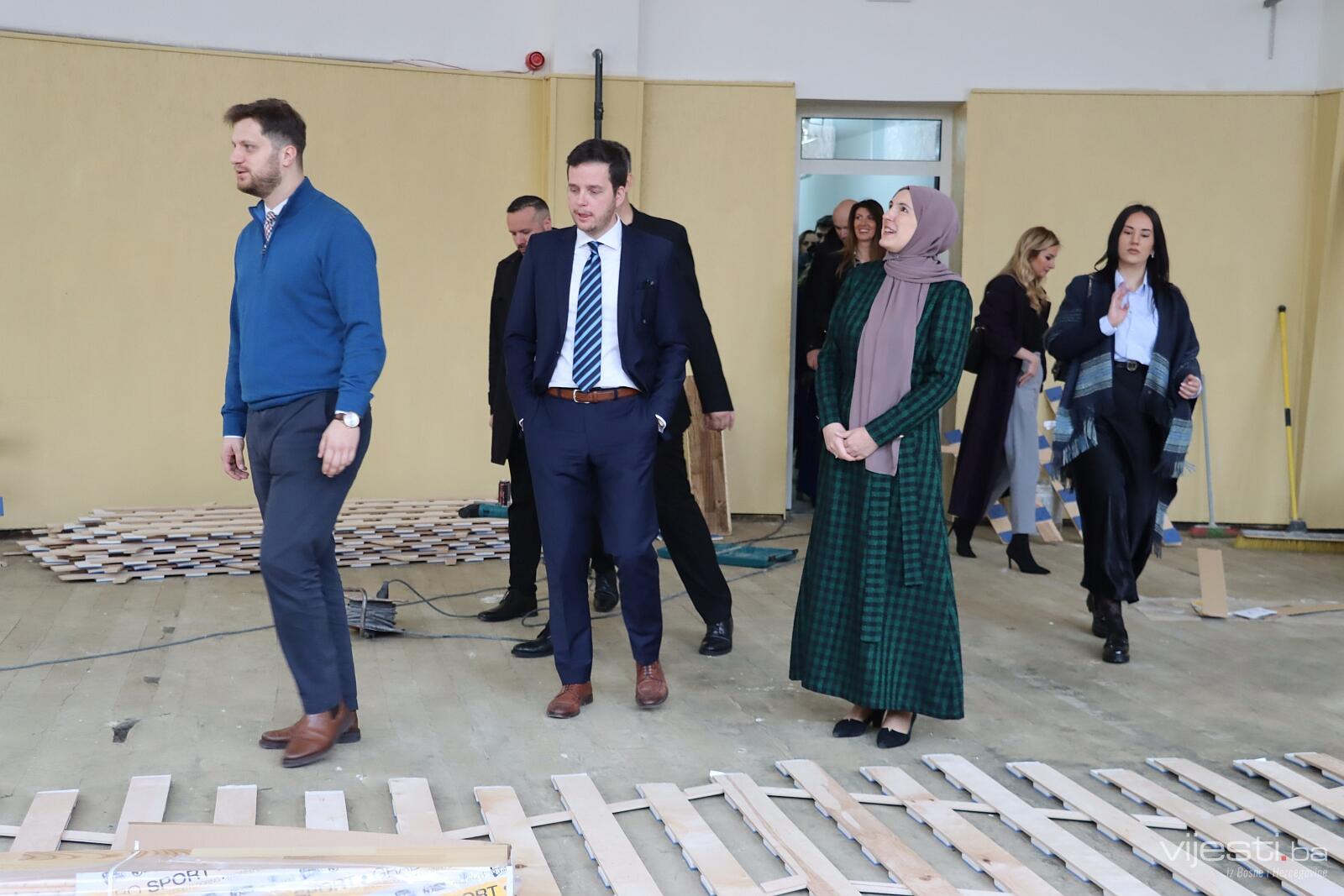 Tekstilna škola u novom ruhu, obišli je Hota-Muminović, Uk i Čengić