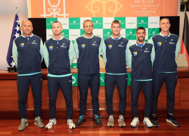 Teniseri BiH danas u Mostaru igraju protiv Njemačke