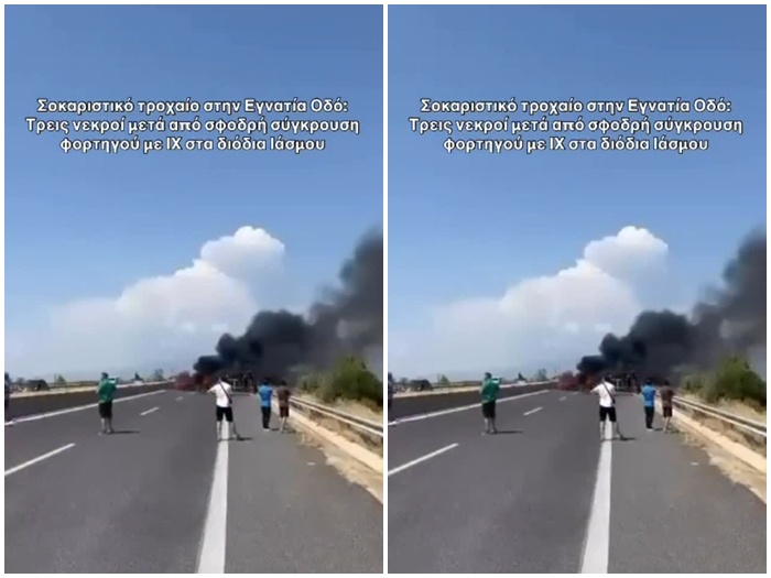Teška nesreća na autoputu u Grčkoj, tri osobe izgorjele u autu