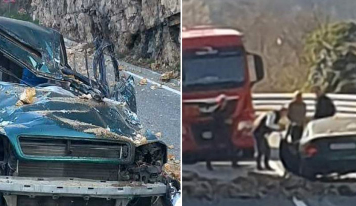 Teška nesreća: Odronilo se kamenje i palo na automobil, dvoje povrijeđeno