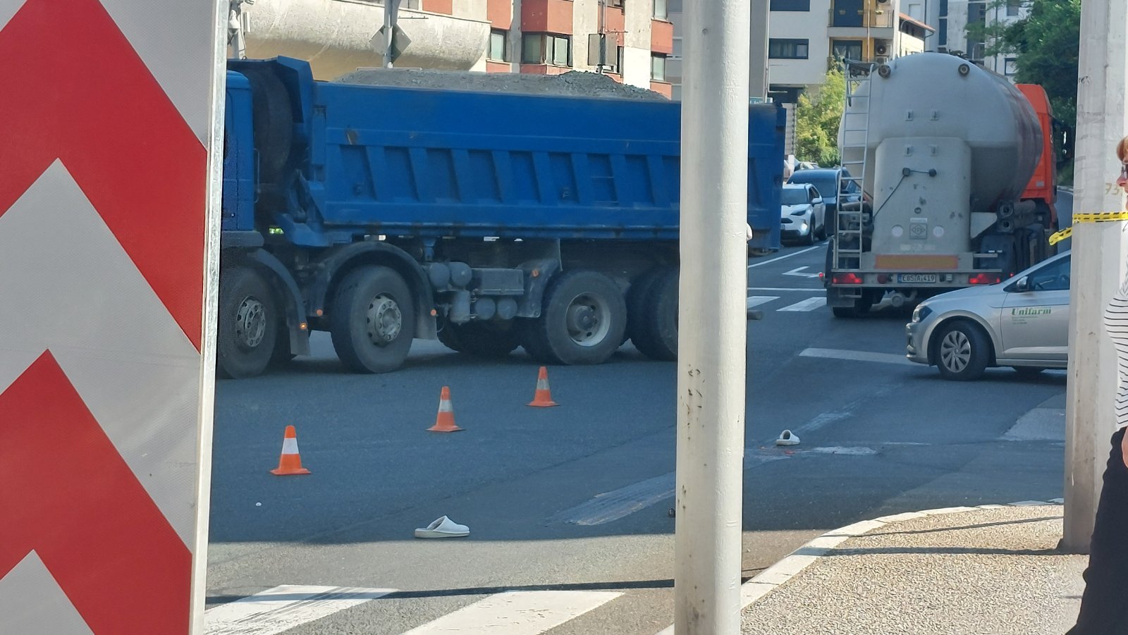 Teška saobraćajna nesreća u Konjicu, uviđaj u toku