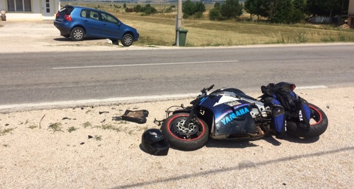 Teško povrijeđen motociklista kod Bosanske Gradiške