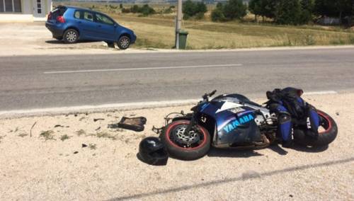 Teško povrijeđen motociklista kod Bosanske Gradiške